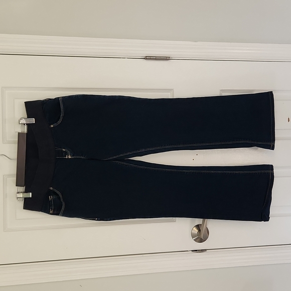 Old Navy Low-Rise Bootcut Maternity Pants - Picture 2 of 12